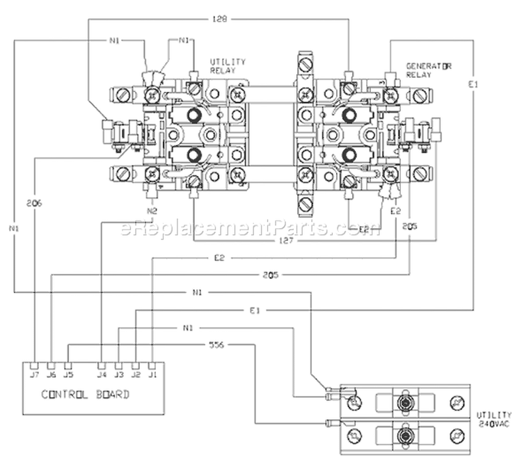 Page C Diagram and Parts List for 1917-0  Briggs and Stratton Generator